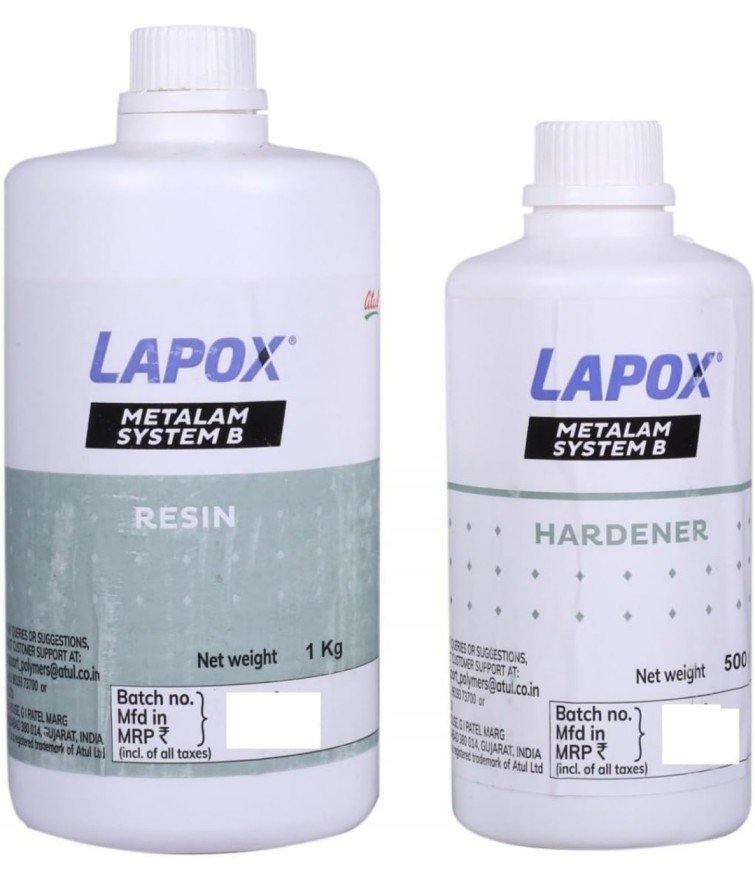 LAPOX Metalam System B 1kg Resin & 500gms Hardener 